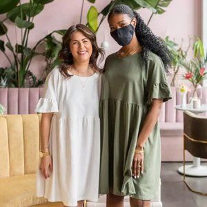 Jilly Road Trip Dress in Vineyard Green